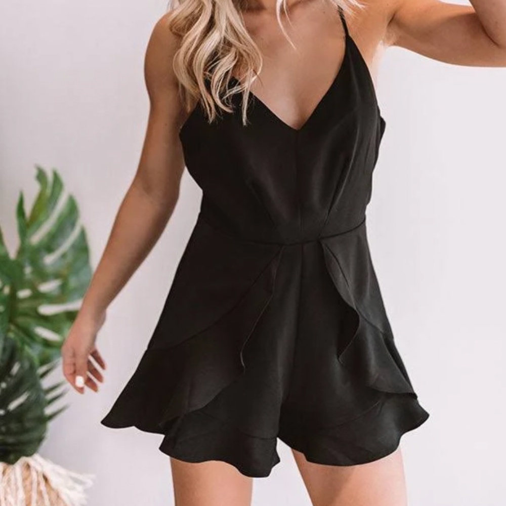 NWT DO+BE Cabana Crush Ruffle Romper
